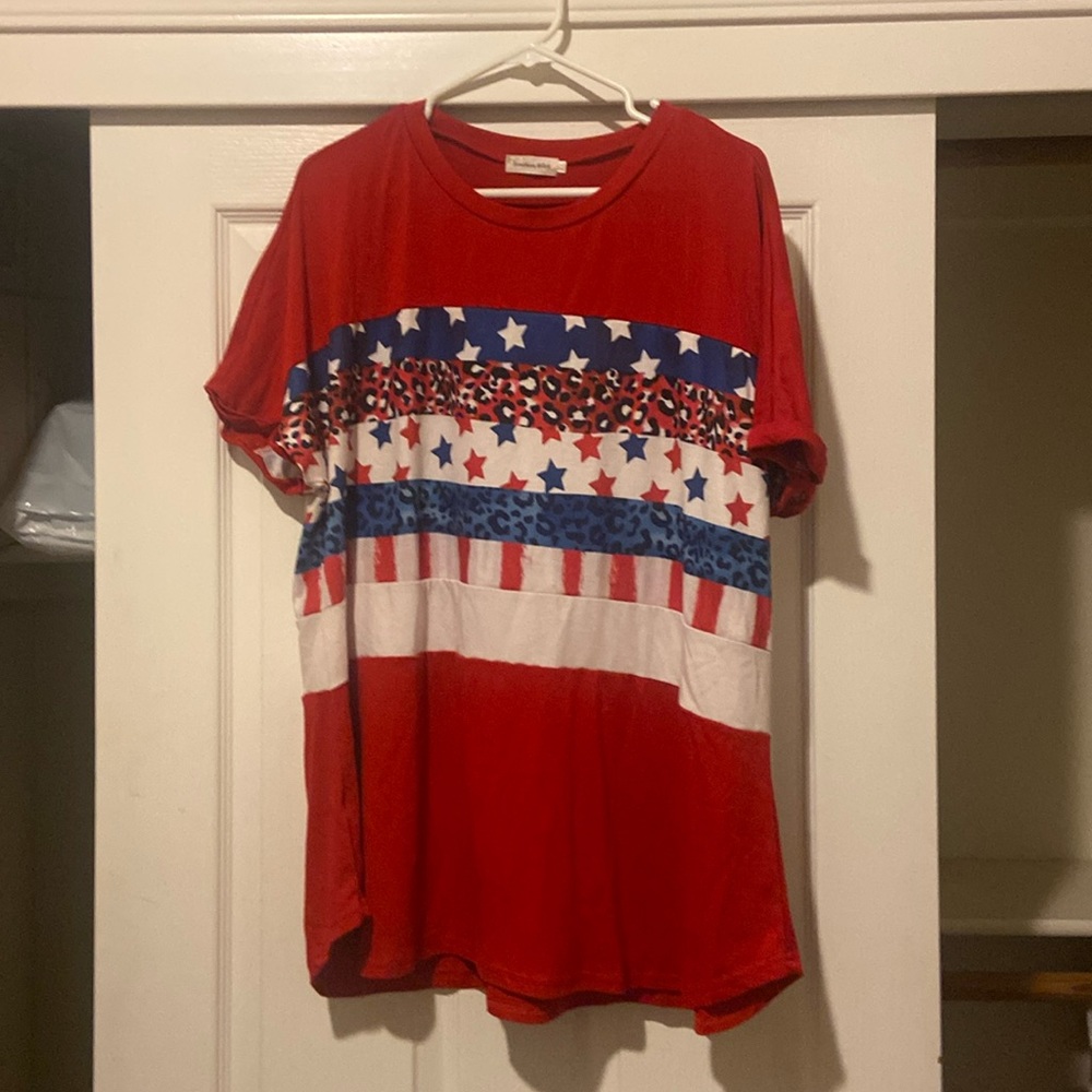 Patriot color shirt